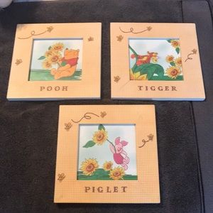 7x7 Framed Pooh/Tigger/Piglet Super cute